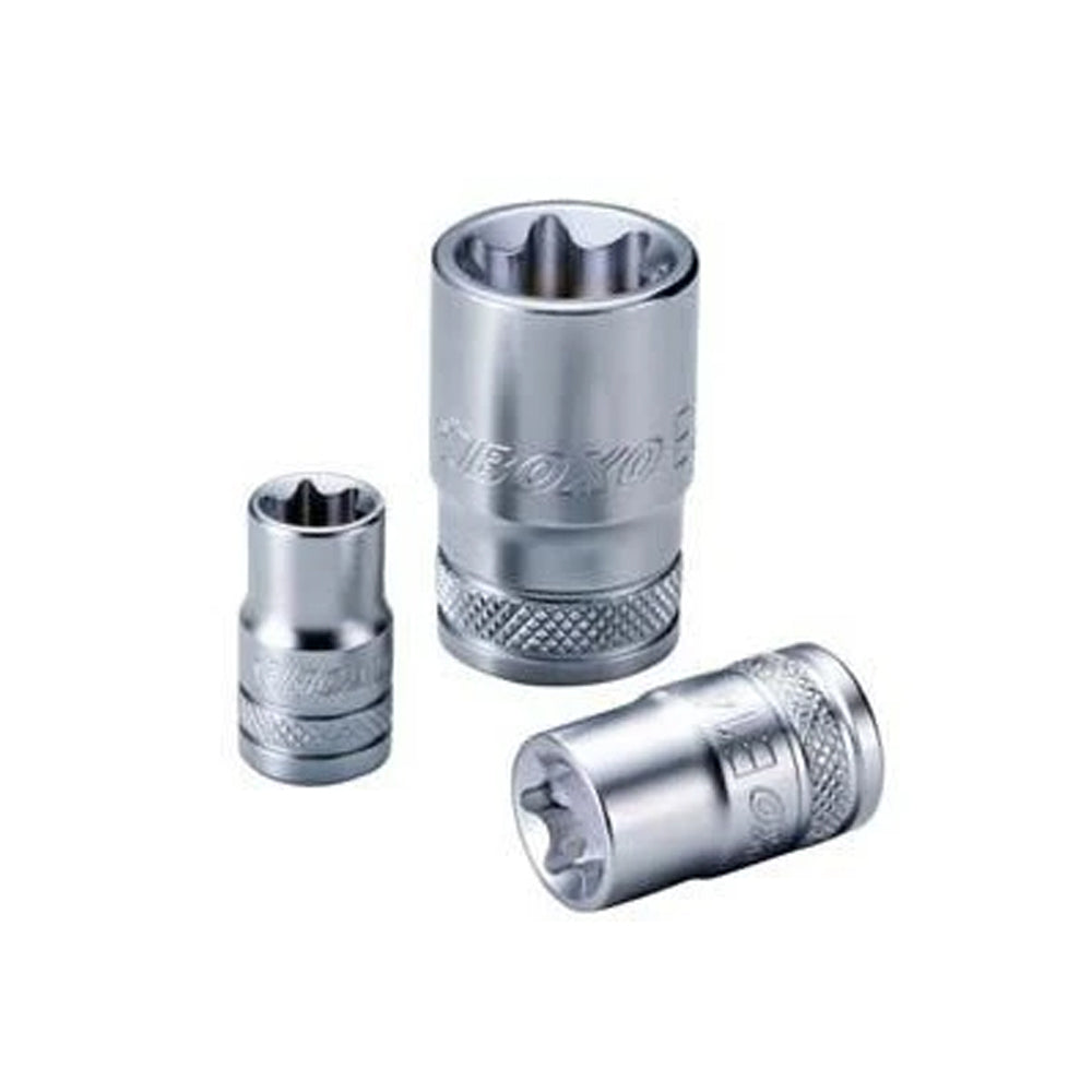 1/4" Dr. 6PT Star Socket w/ Mirror Finish - Wadamart