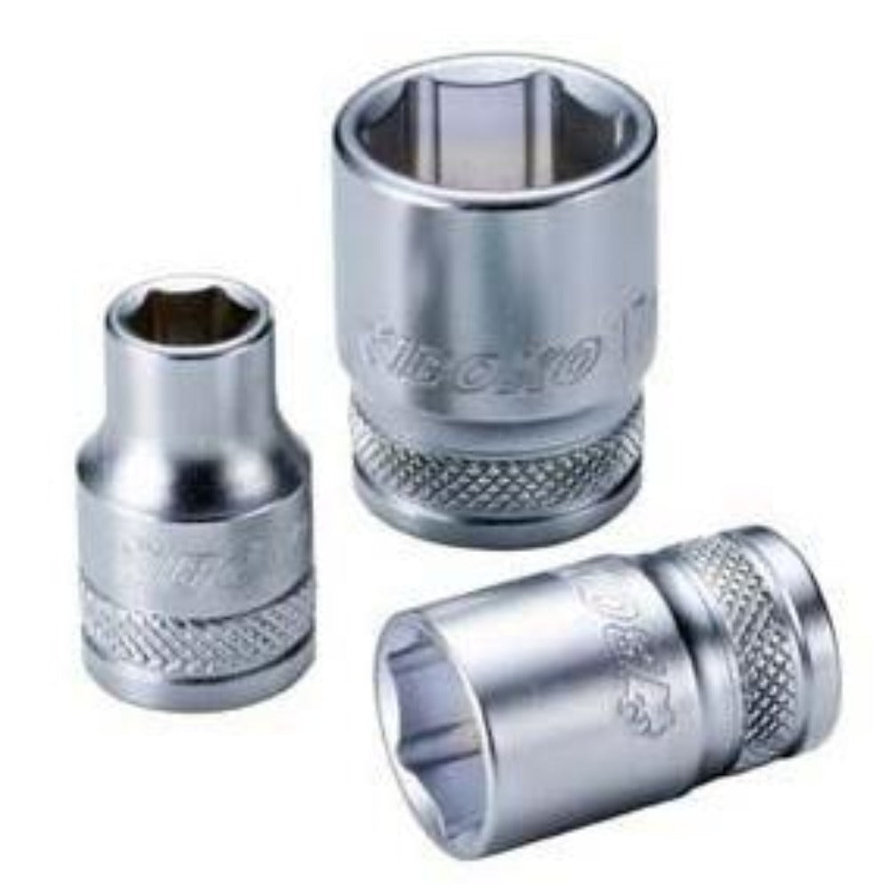 1/4" Dr. 6PT Socket w/ Mirror Finish - Wadamart