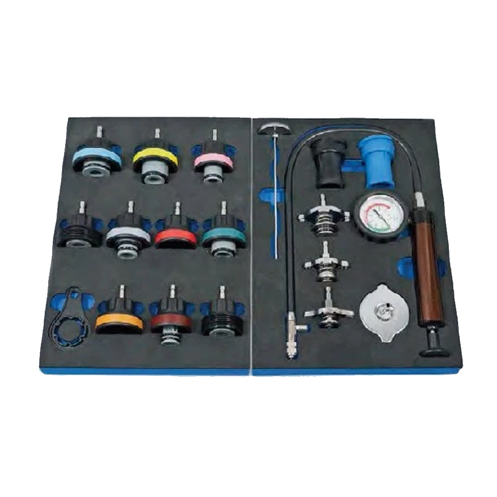 UNIVERSAL RADIATOR PRESSURE TESTER SET VVE019 - Wadamart