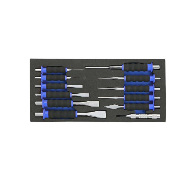 12 Pcs Punch & Chisel Set