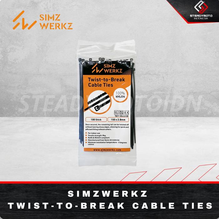Simz Werkz Twist-to-Break Cable Ties
