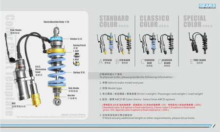 SUZUKI GSX-R125/150/GSX-S125/150 (17~) H2P Rear Suspension - Wadamart